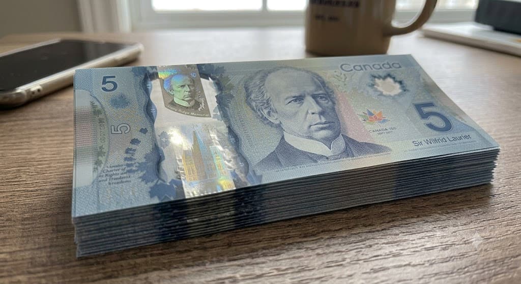 Buy Counterfeit $5 Canadian Dollars Banknotes - Premium Prop Money Canada Replica Banknotes
